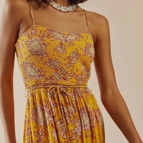 Free People Marigold Combo Little Of Your Love Jumpsuit. - Picture 6 of 13